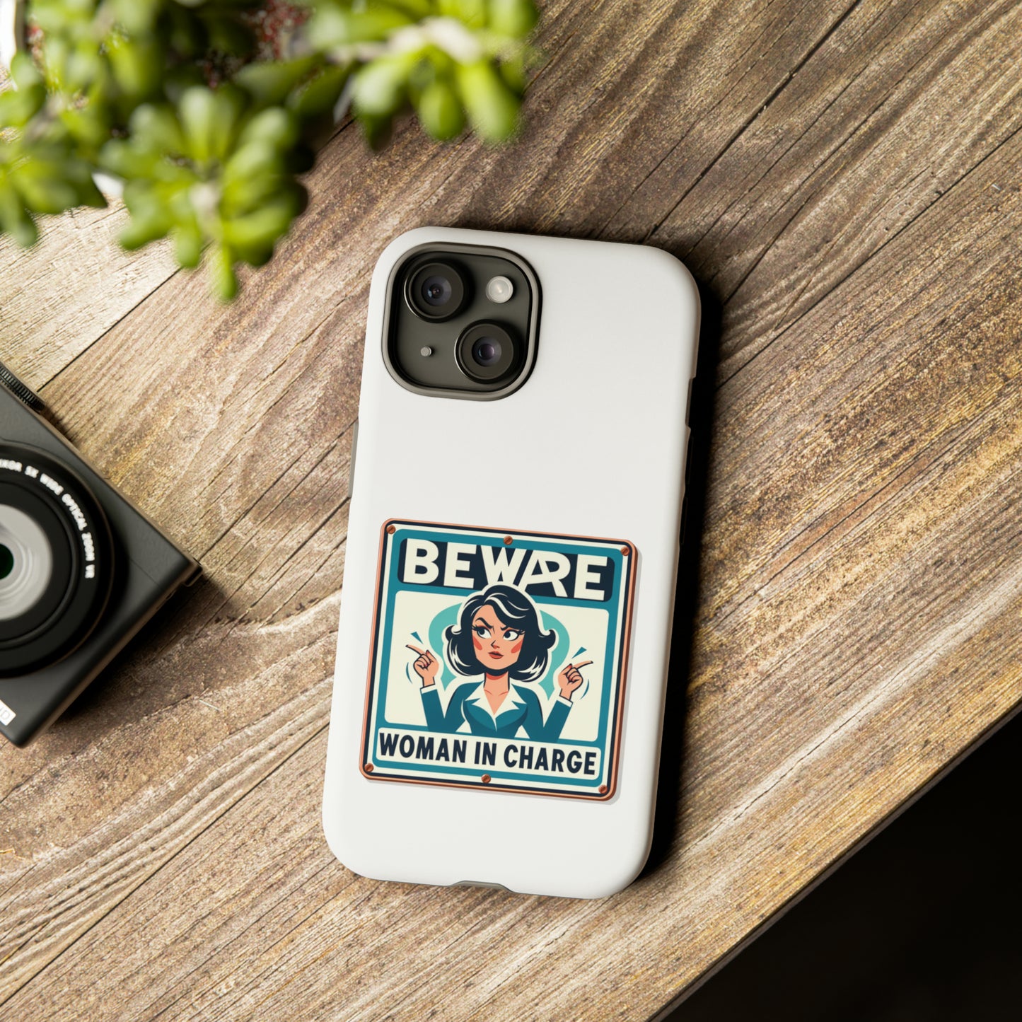 Woman In Charge (Retro 70s - White) - Tough Cases