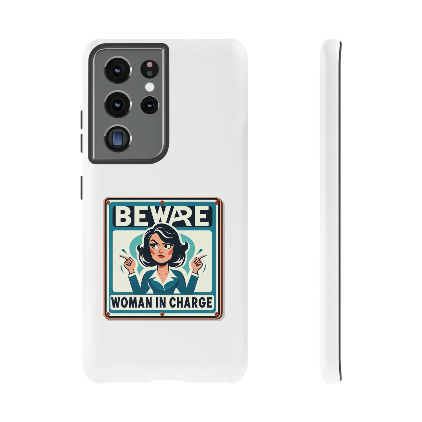 Woman In Charge (Retro 70s - White) - Tough Cases