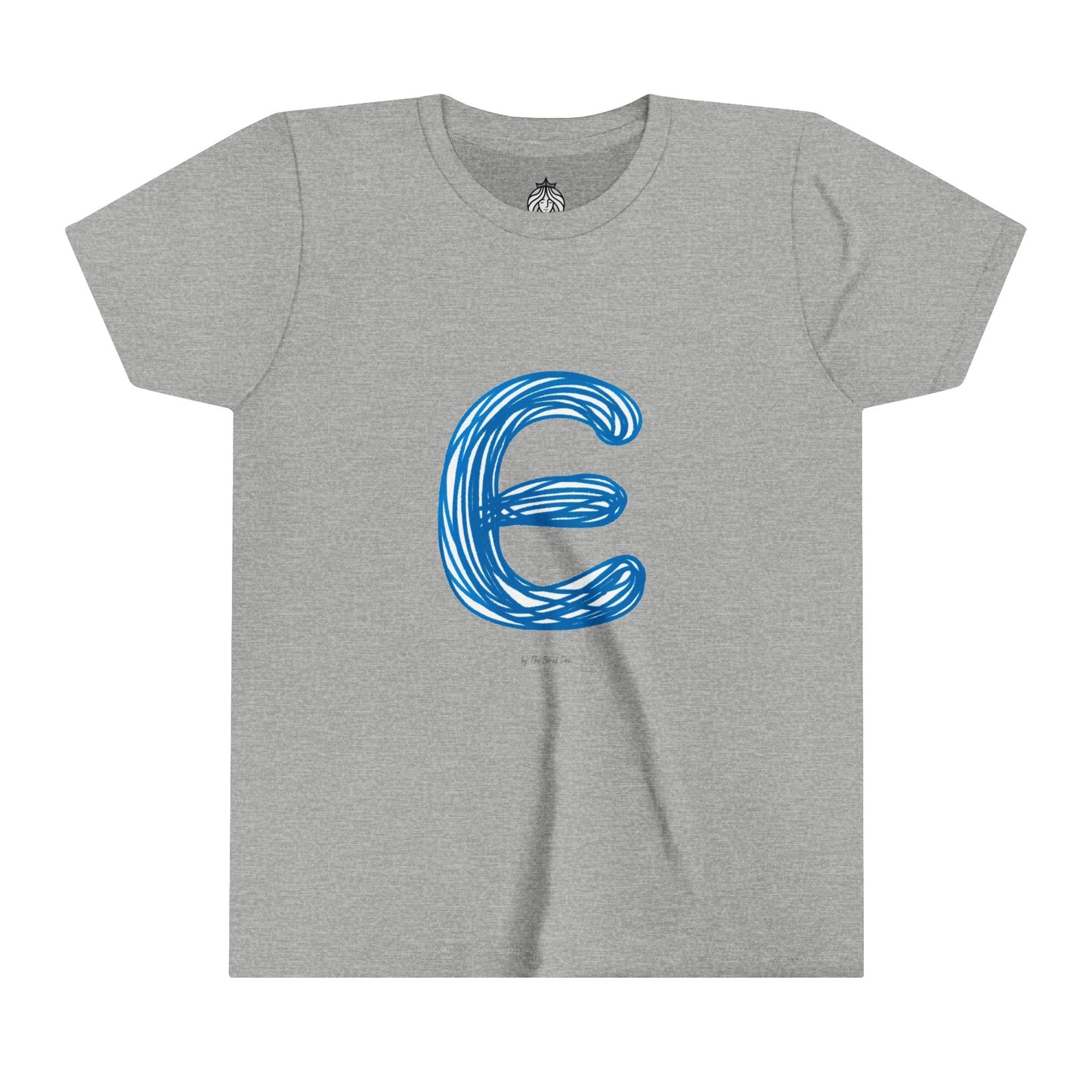 Scribbles (Letter E) T-Shirt - Youth Short Sleeve Tee