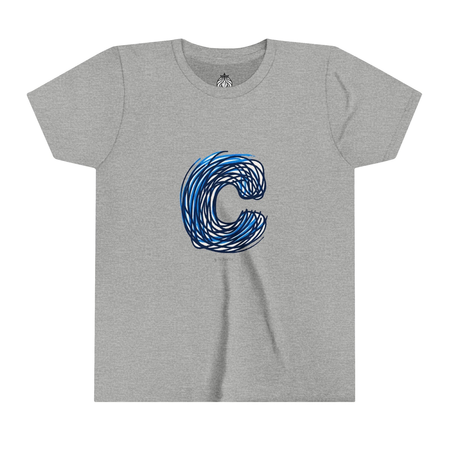 Scribbles (Letter C) T-Shirt - Youth Short Sleeve Tee