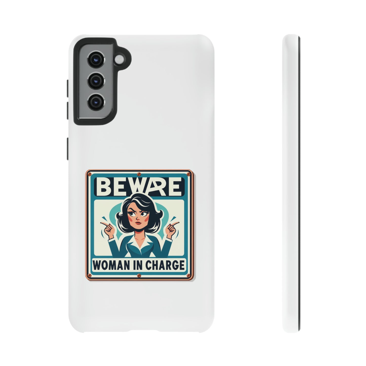 Woman In Charge (Retro 70s - White) - Tough Cases