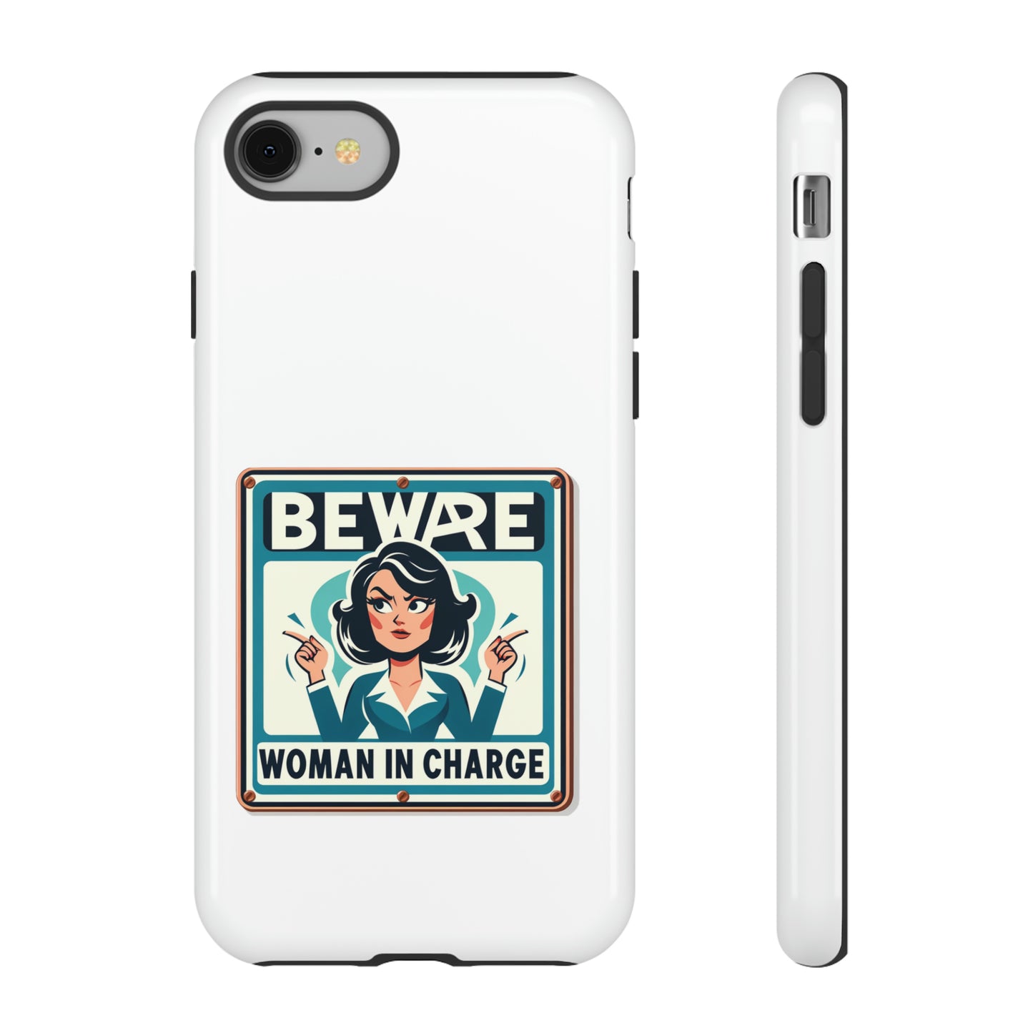 Woman In Charge (Retro 70s - White) - Tough Cases