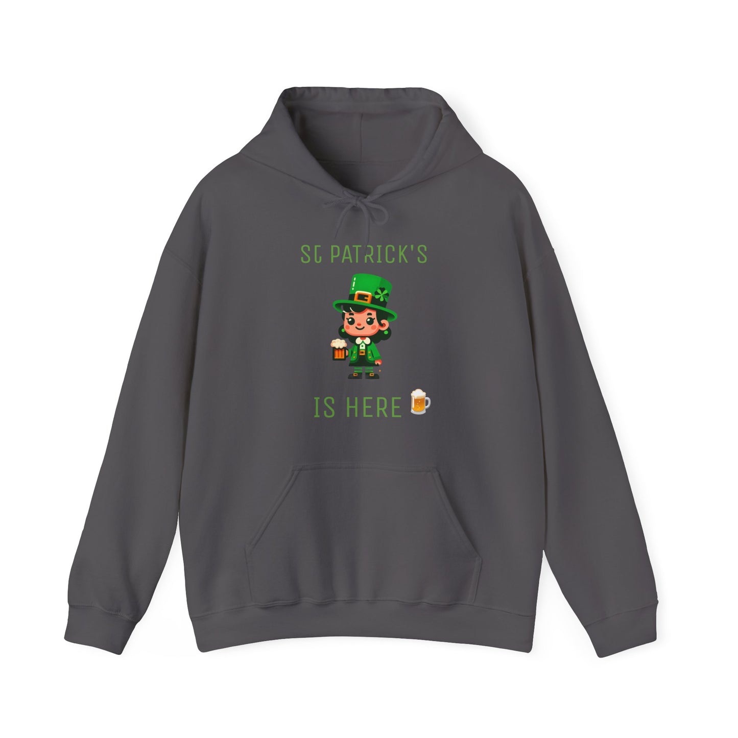 Saint Patrick's Is Here Female - Unisex Heavy Blend™ Hooded Sweatshirt