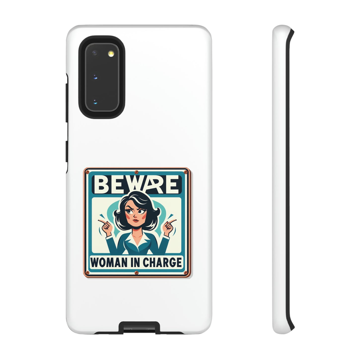 Woman In Charge (Retro 70s - White) - Tough Cases