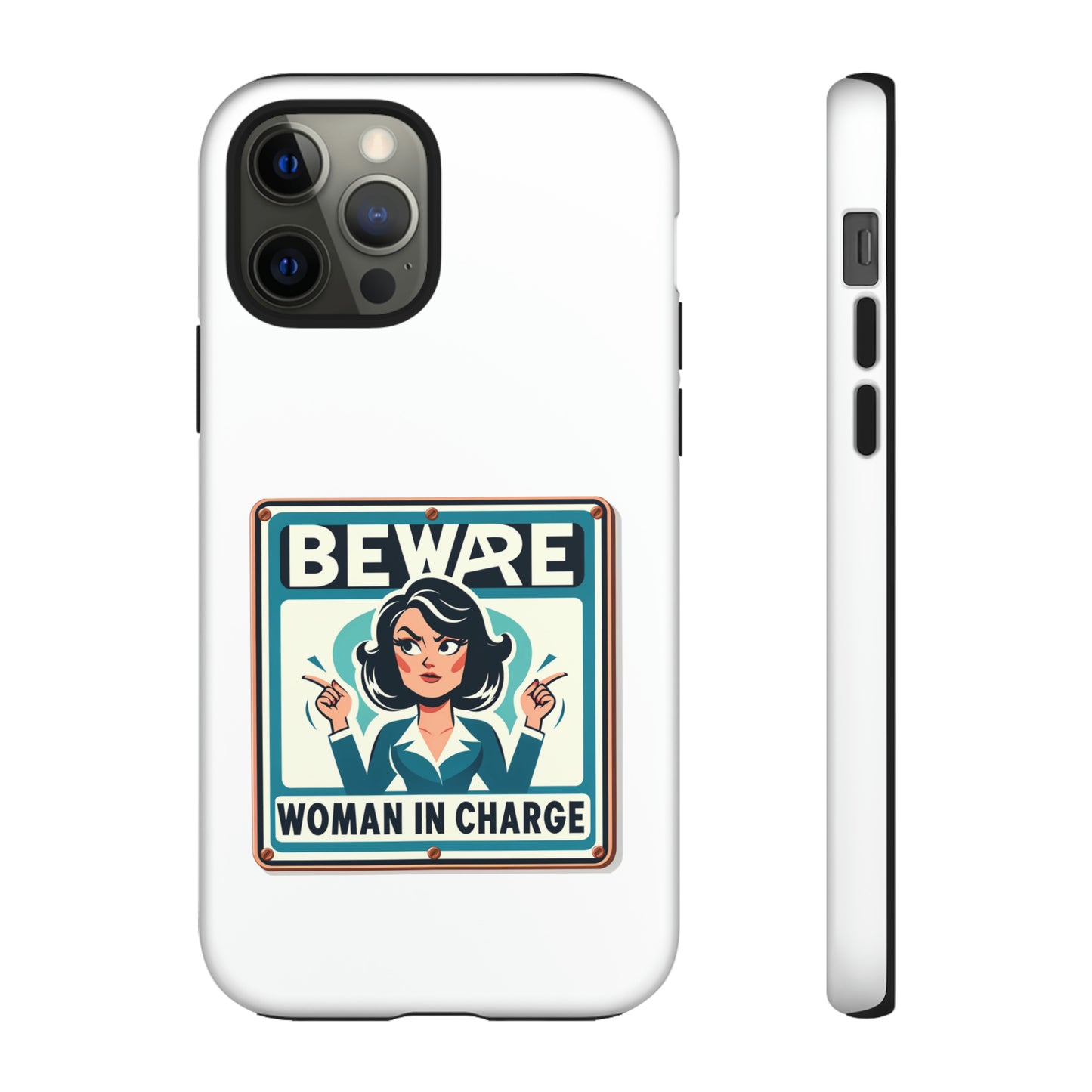 Woman In Charge (Retro 70s - White) - Tough Cases