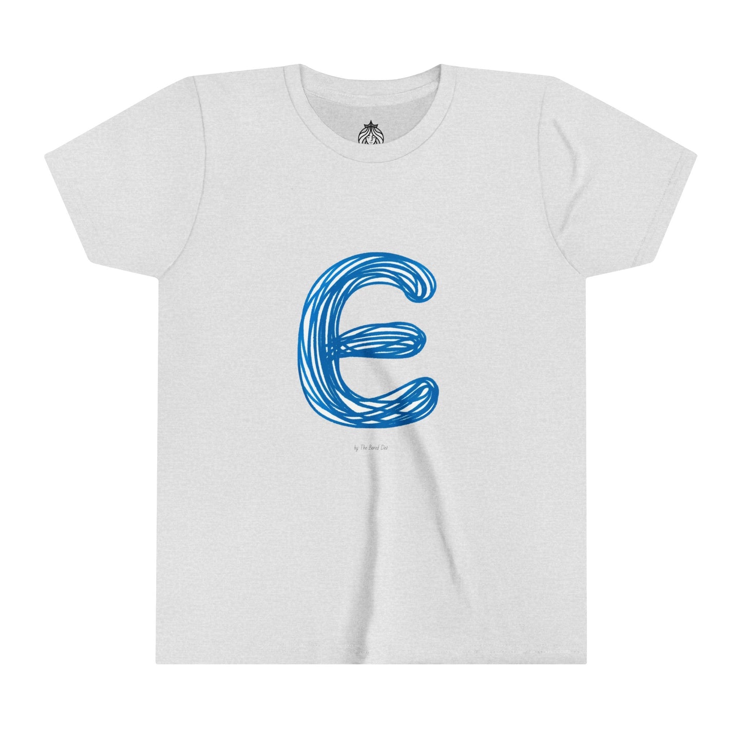Scribbles (Letter E) T-Shirt - Youth Short Sleeve Tee
