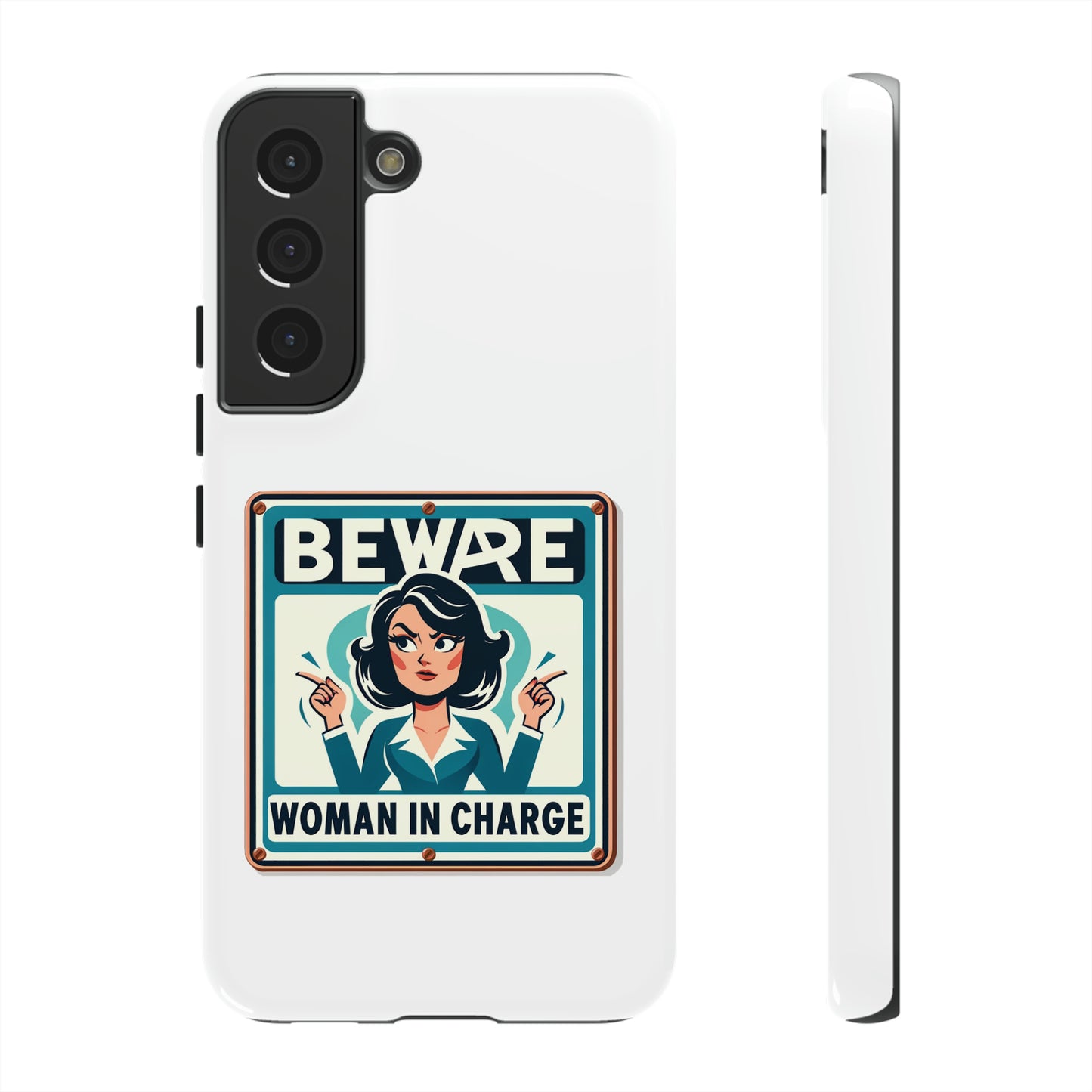 Woman In Charge (Retro 70s - White) - Tough Cases