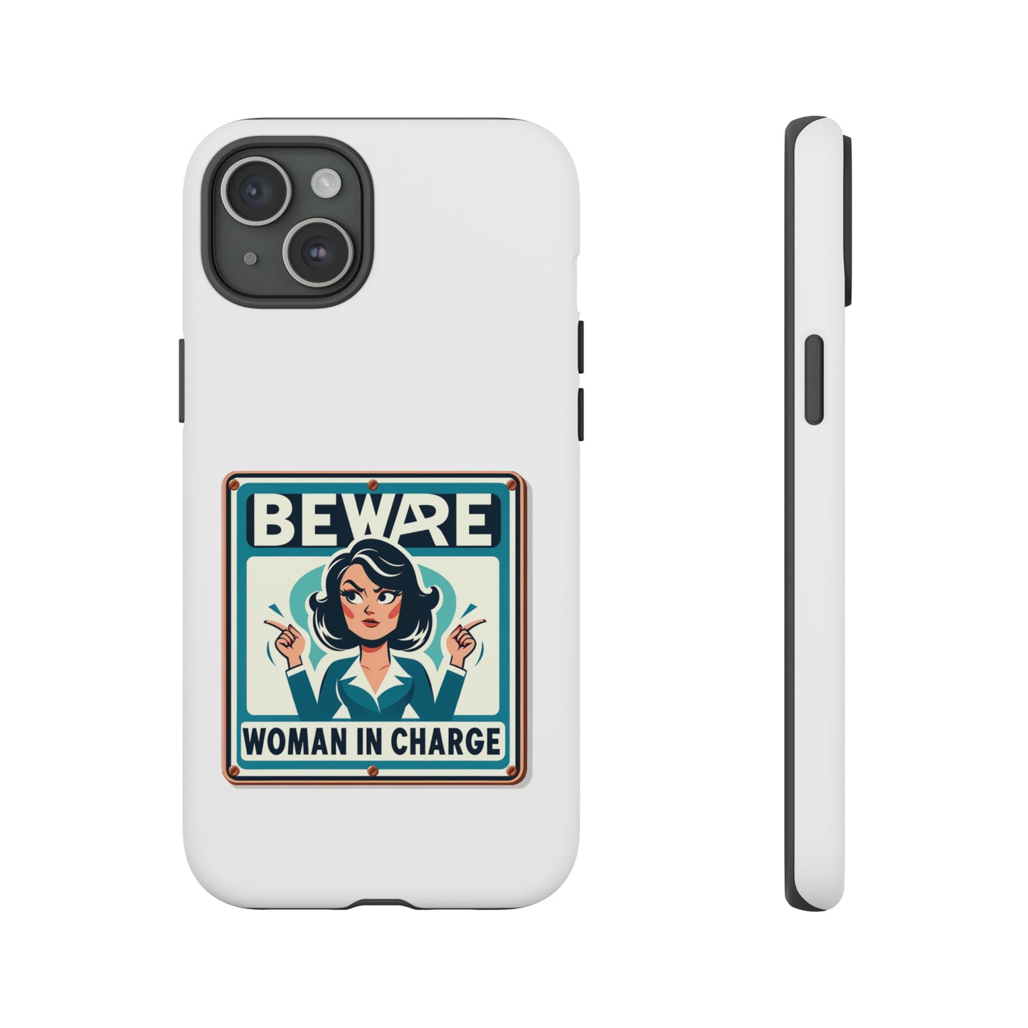Woman In Charge (Retro 70s - White) - Tough Cases