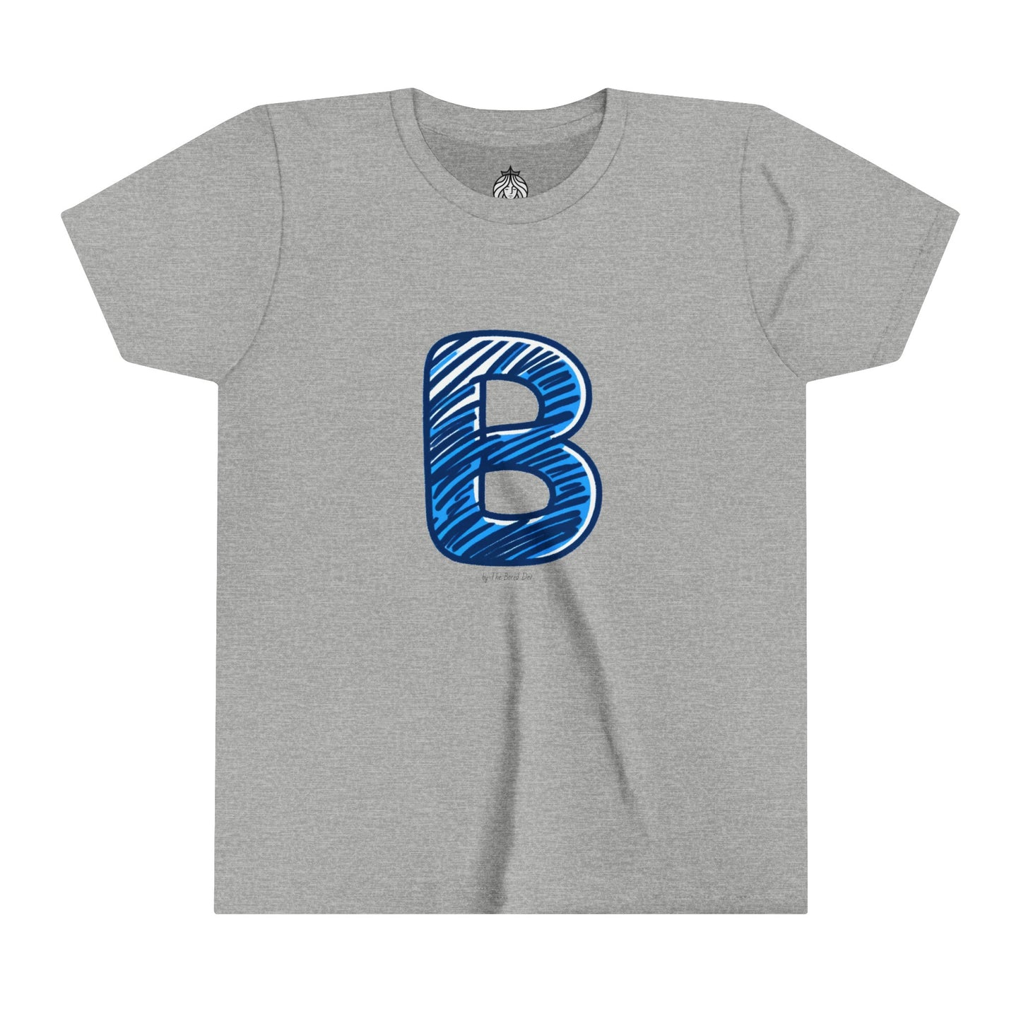 Scribbles (Letter B) T-Shirt - Youth Short Sleeve Tee