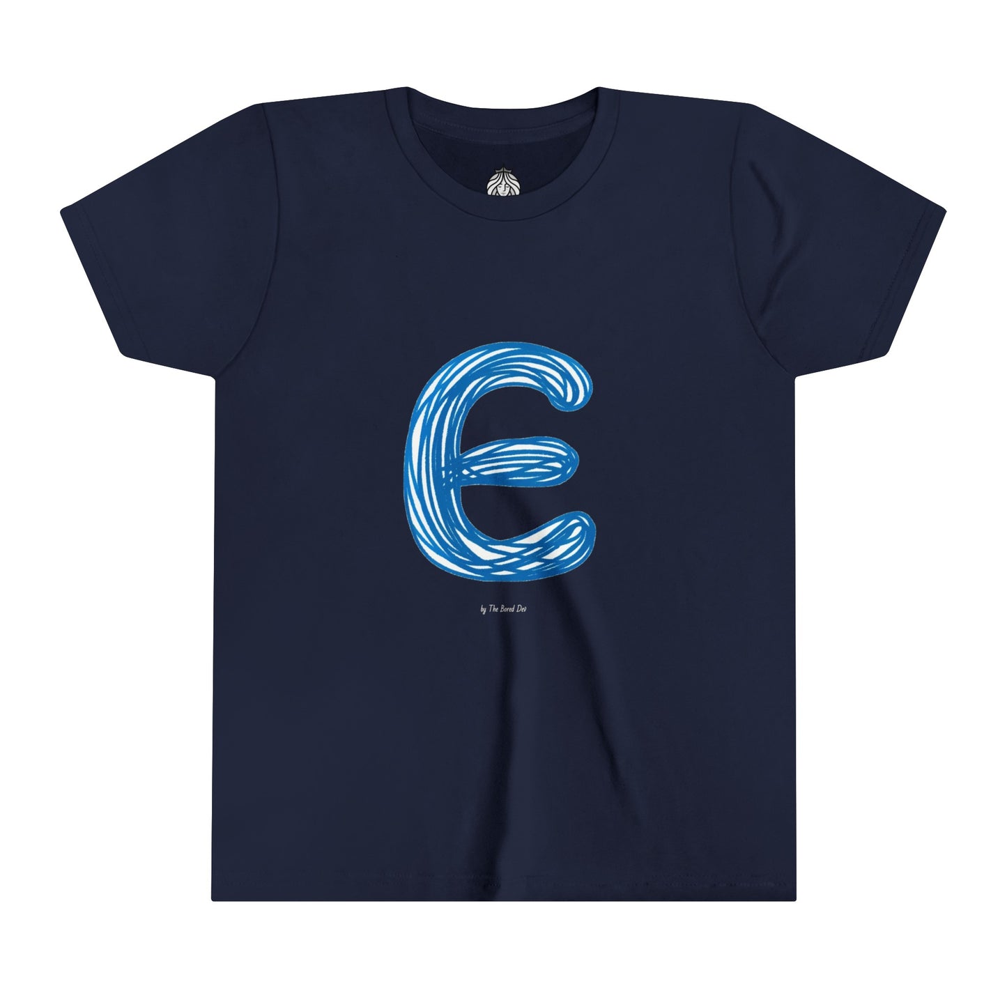 Scribbles (Letter E) T-Shirt - Youth Short Sleeve Tee