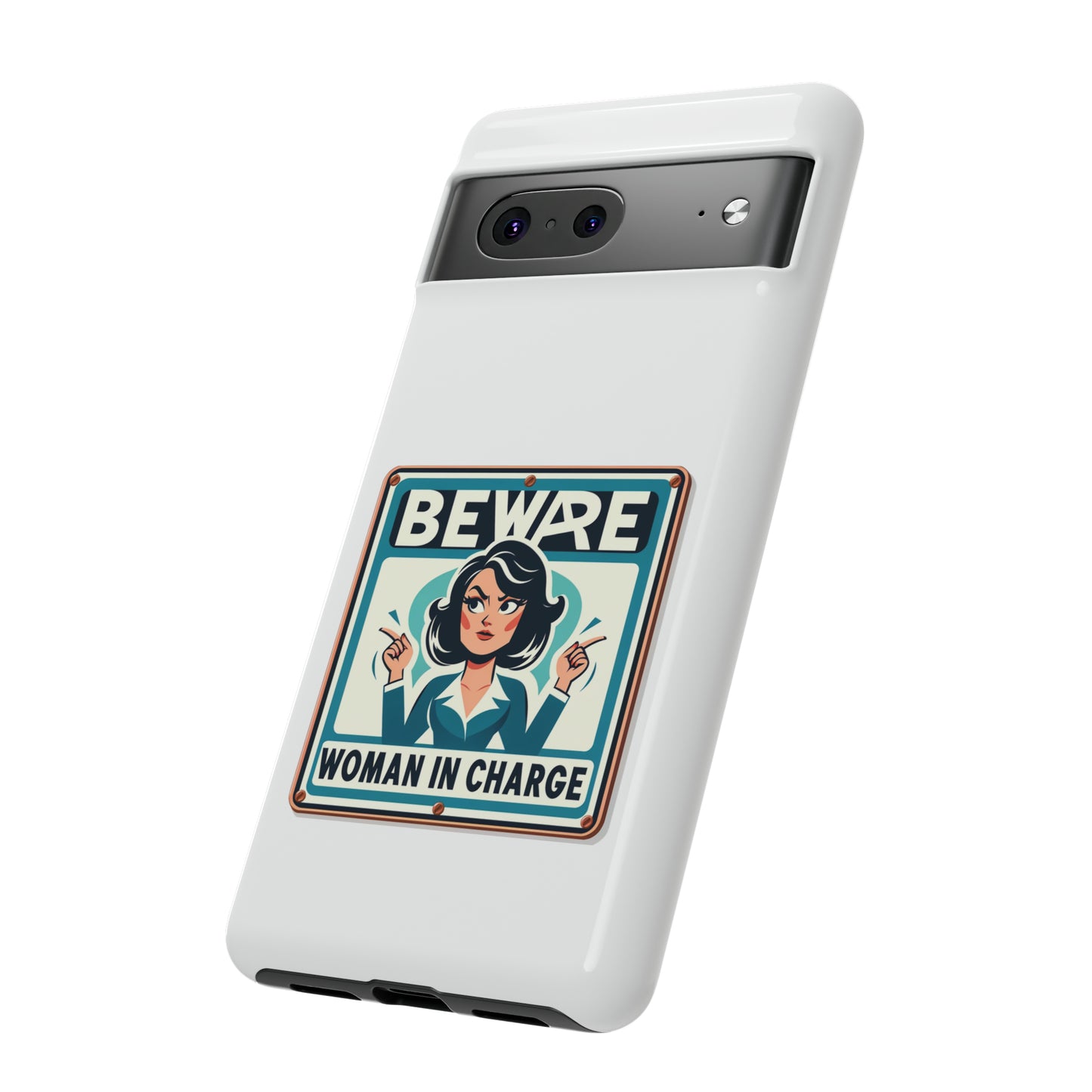 Woman In Charge (Retro 70s - White) - Tough Cases