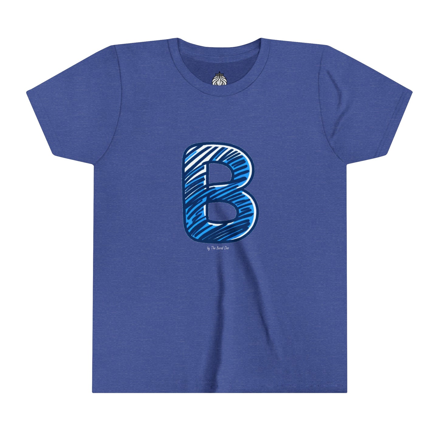 Scribbles (Letter B) T-Shirt - Youth Short Sleeve Tee