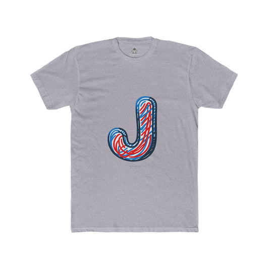 Scribbles (Letter J) T-Shirt - Men