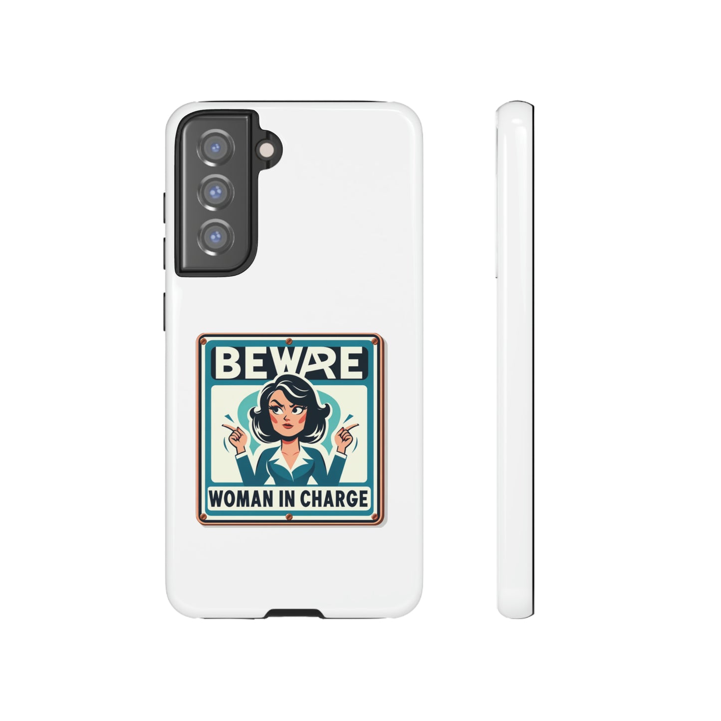 Woman In Charge (Retro 70s - White) - Tough Cases