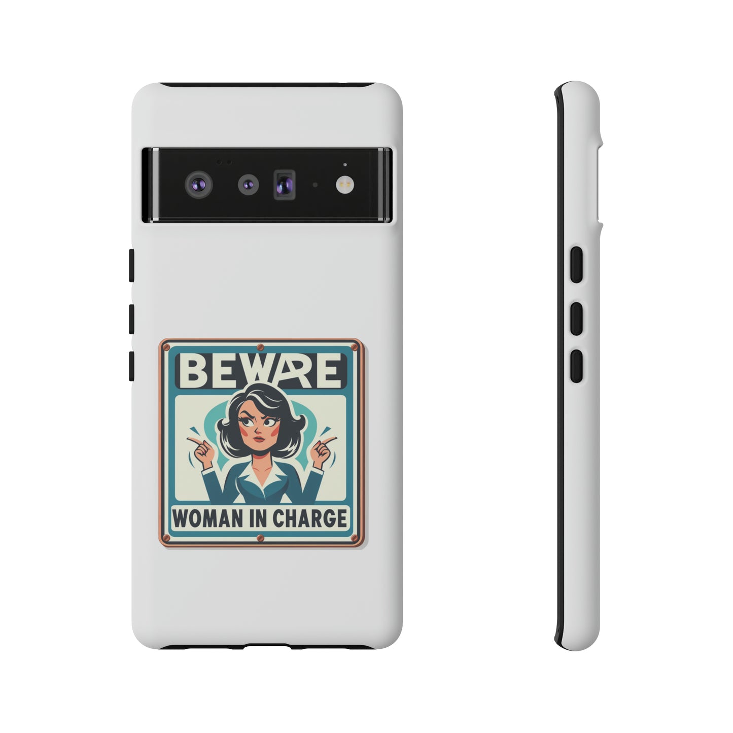 Woman In Charge (Retro 70s - White) - Tough Cases
