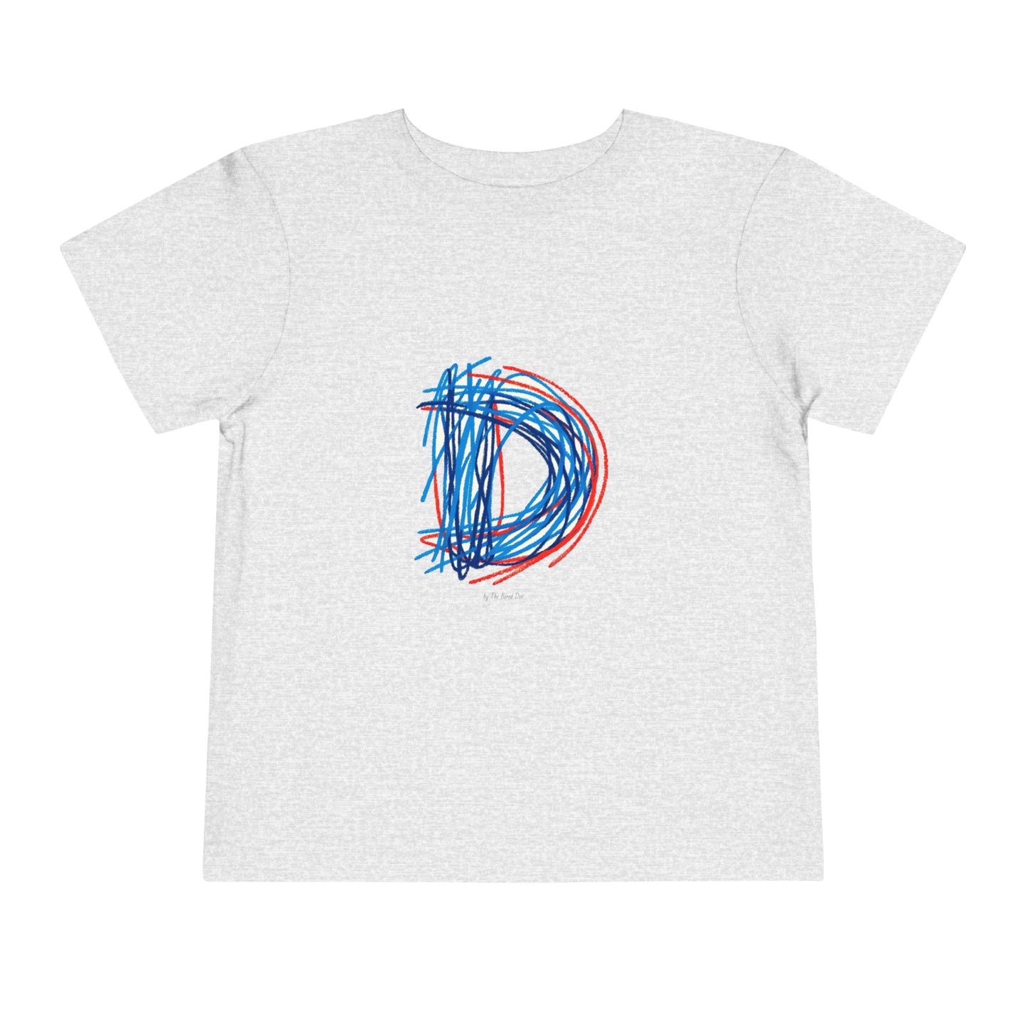 Scribbles (Letter D) T-Shirt - Toddler Short Sleeve Tee