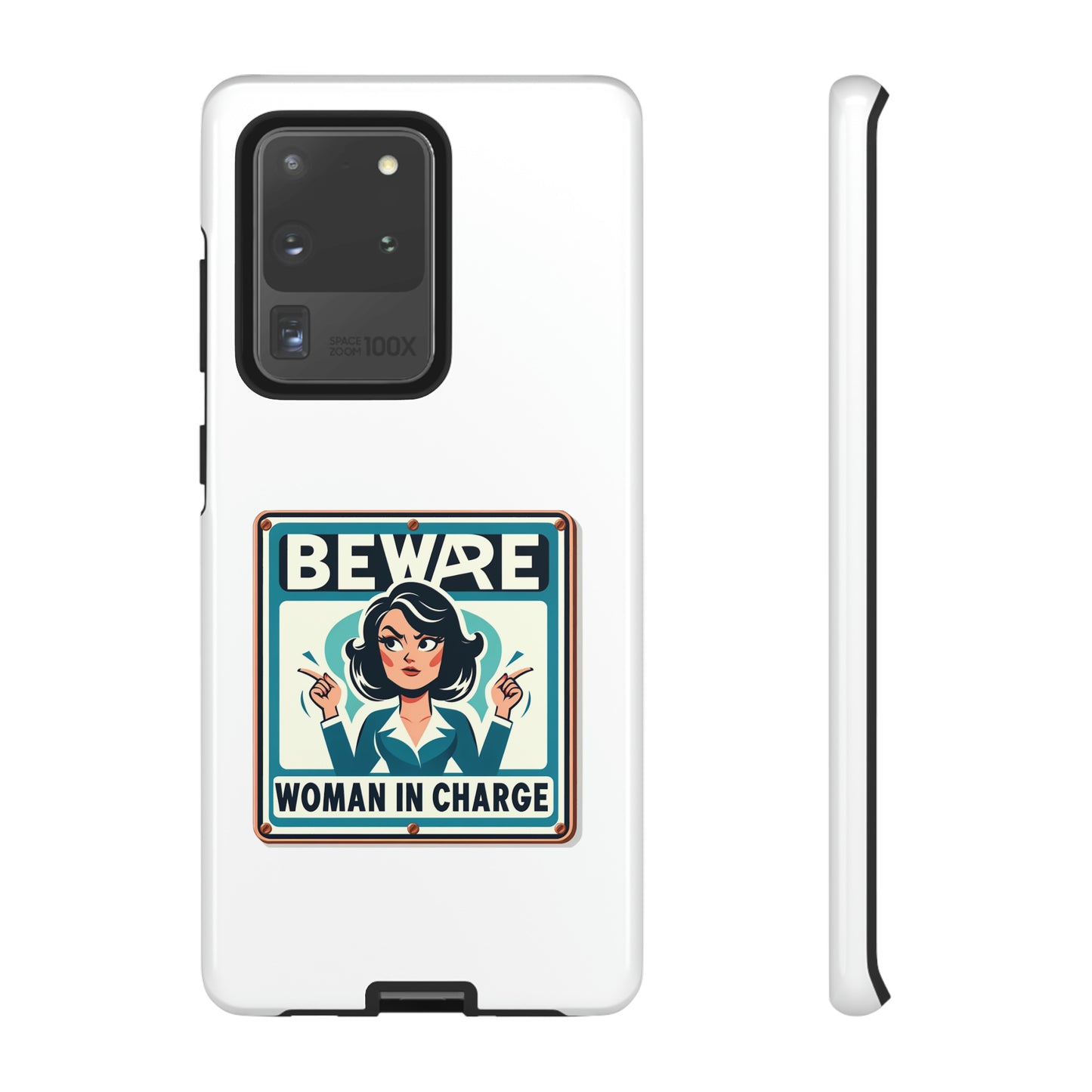 Woman In Charge (Retro 70s - White) - Tough Cases