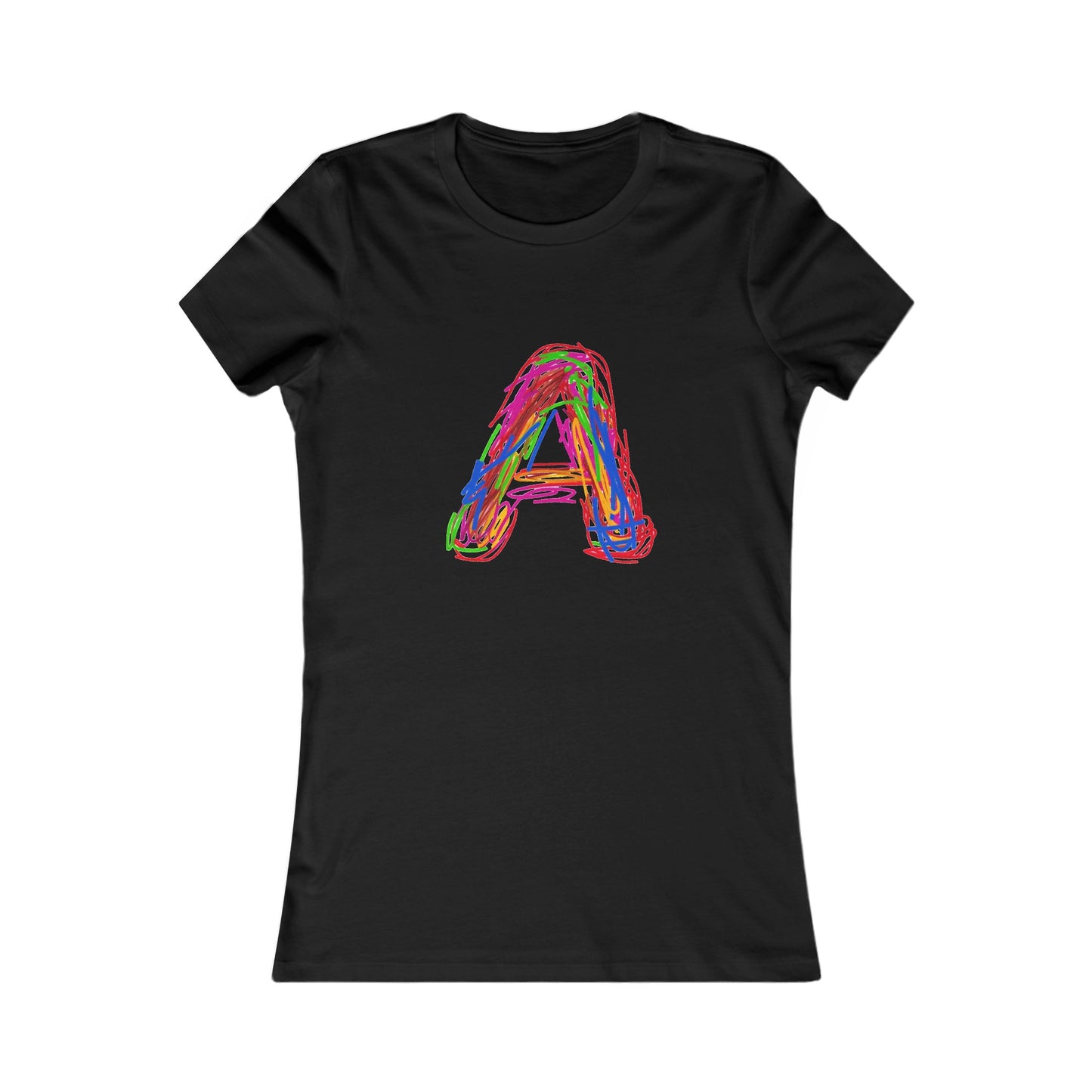 Scribbles (A) T-shirt - Women's Favorite Tee