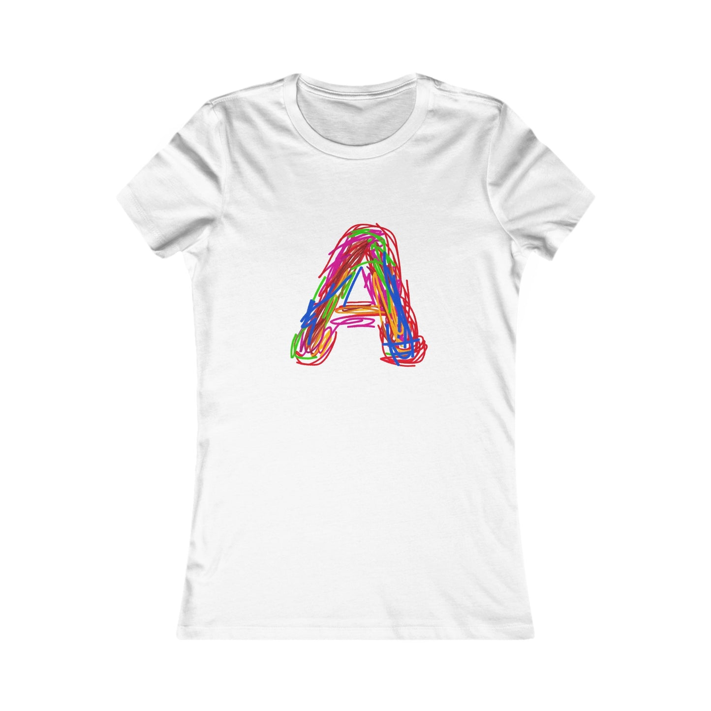 Scribbles (A) T-shirt - Women's Favorite Tee