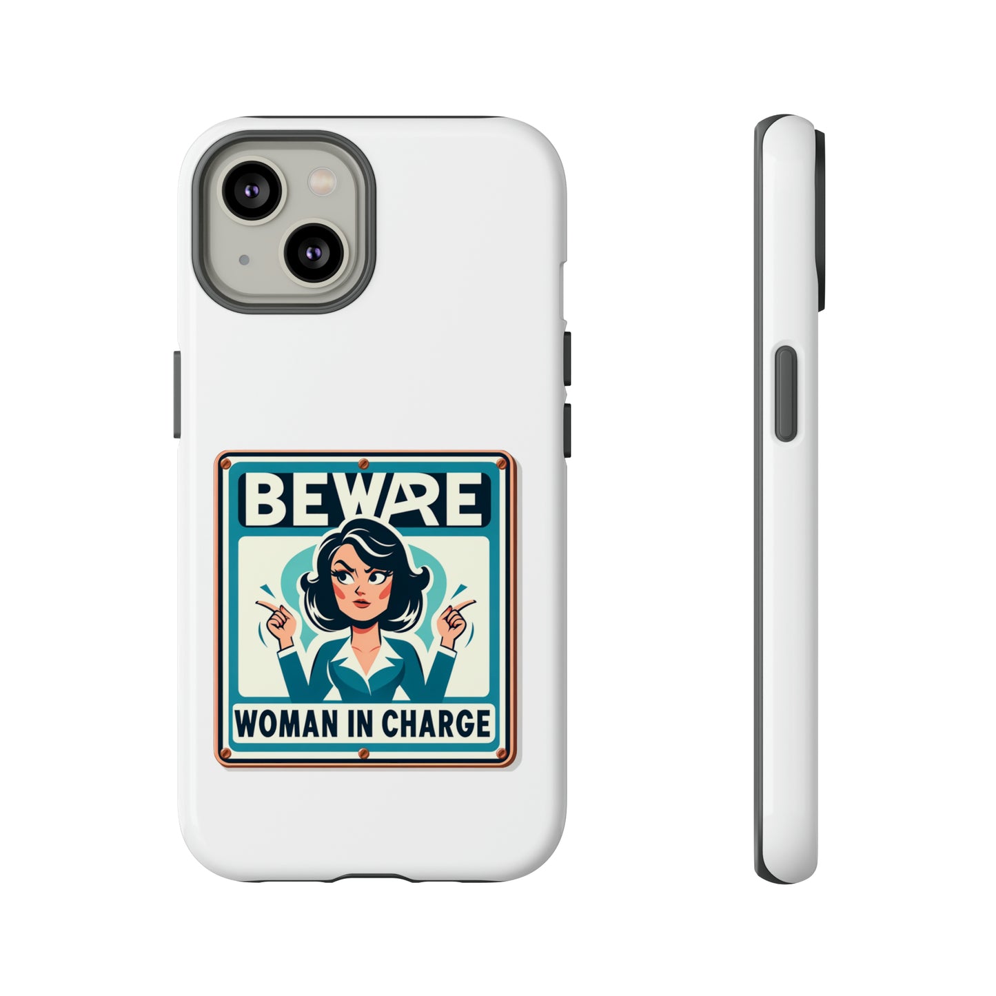 Woman In Charge (Retro 70s - White) - Tough Cases