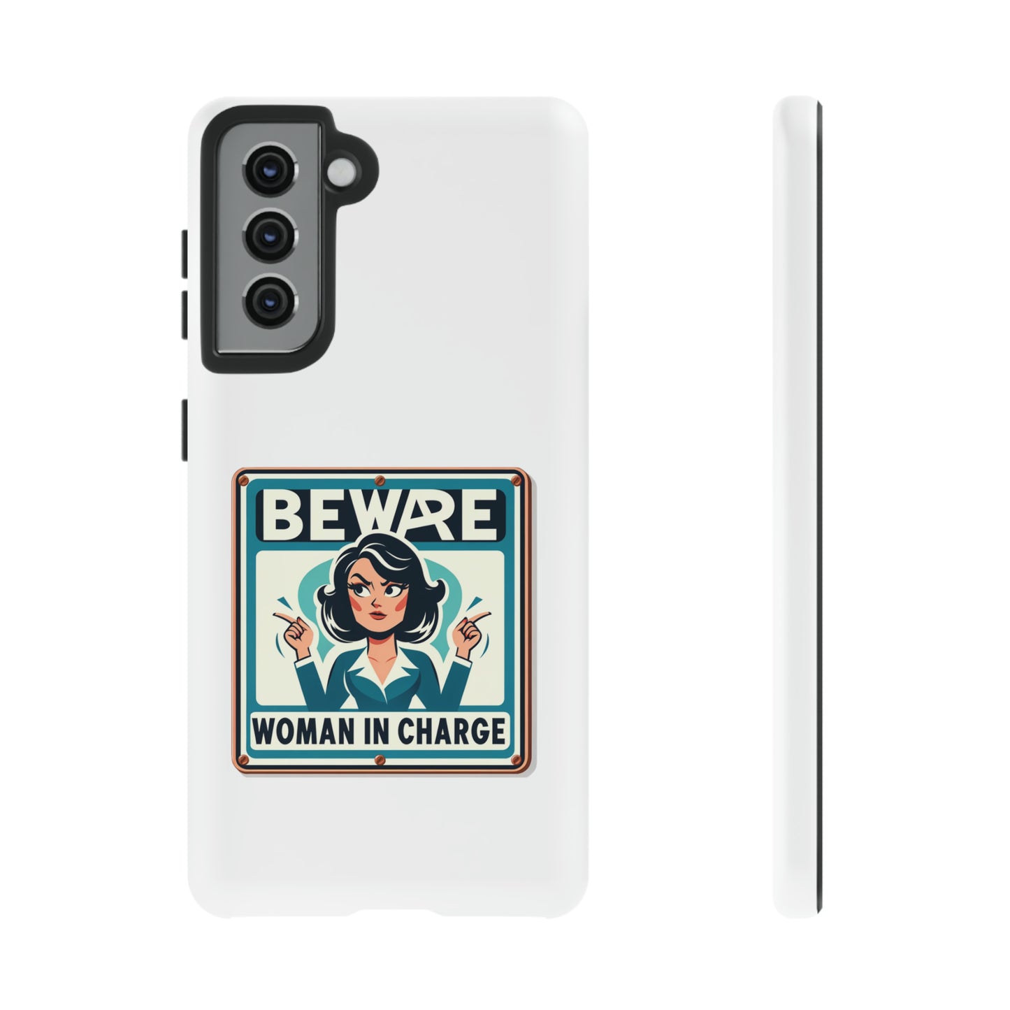 Woman In Charge (Retro 70s - White) - Tough Cases