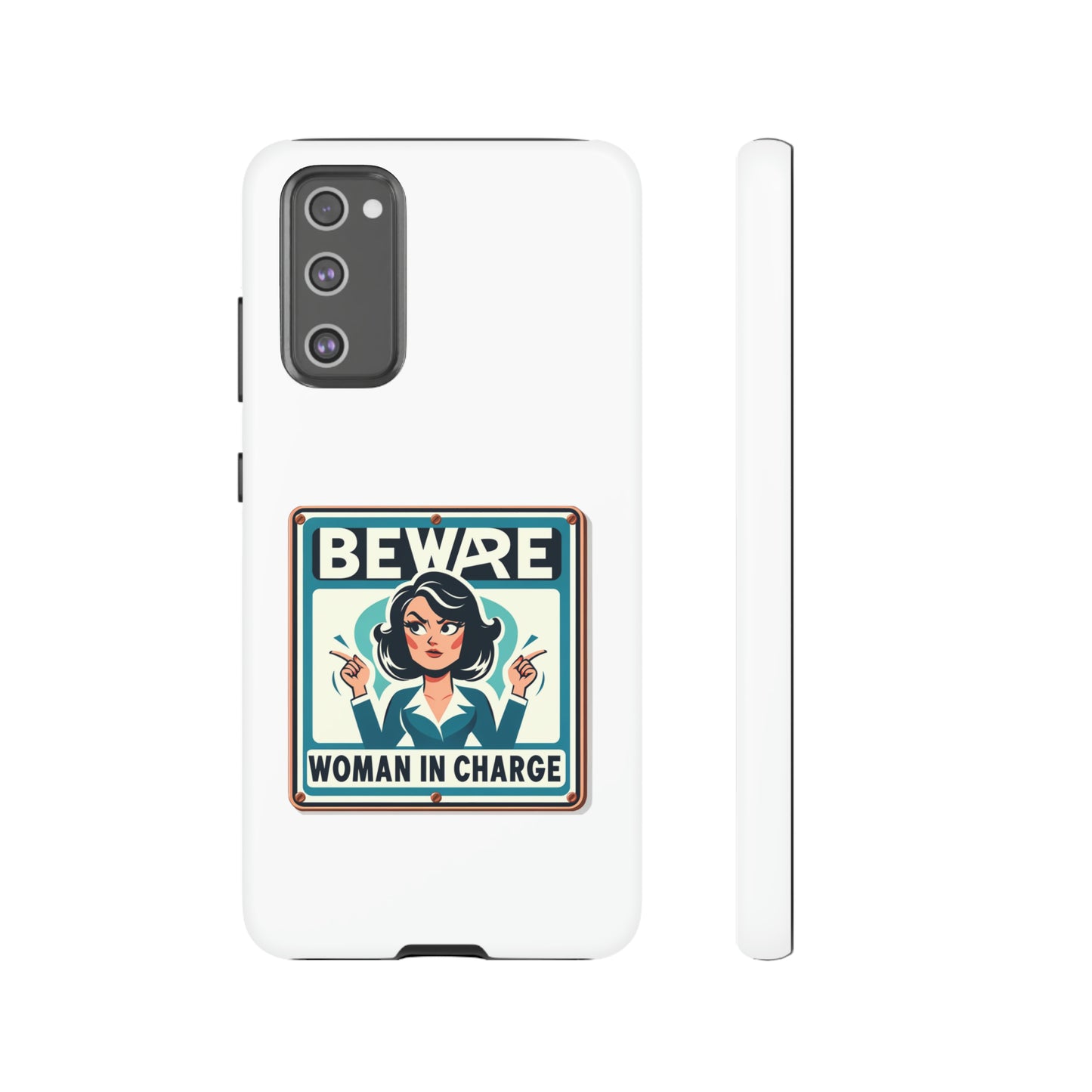 Woman In Charge (Retro 70s - White) - Tough Cases