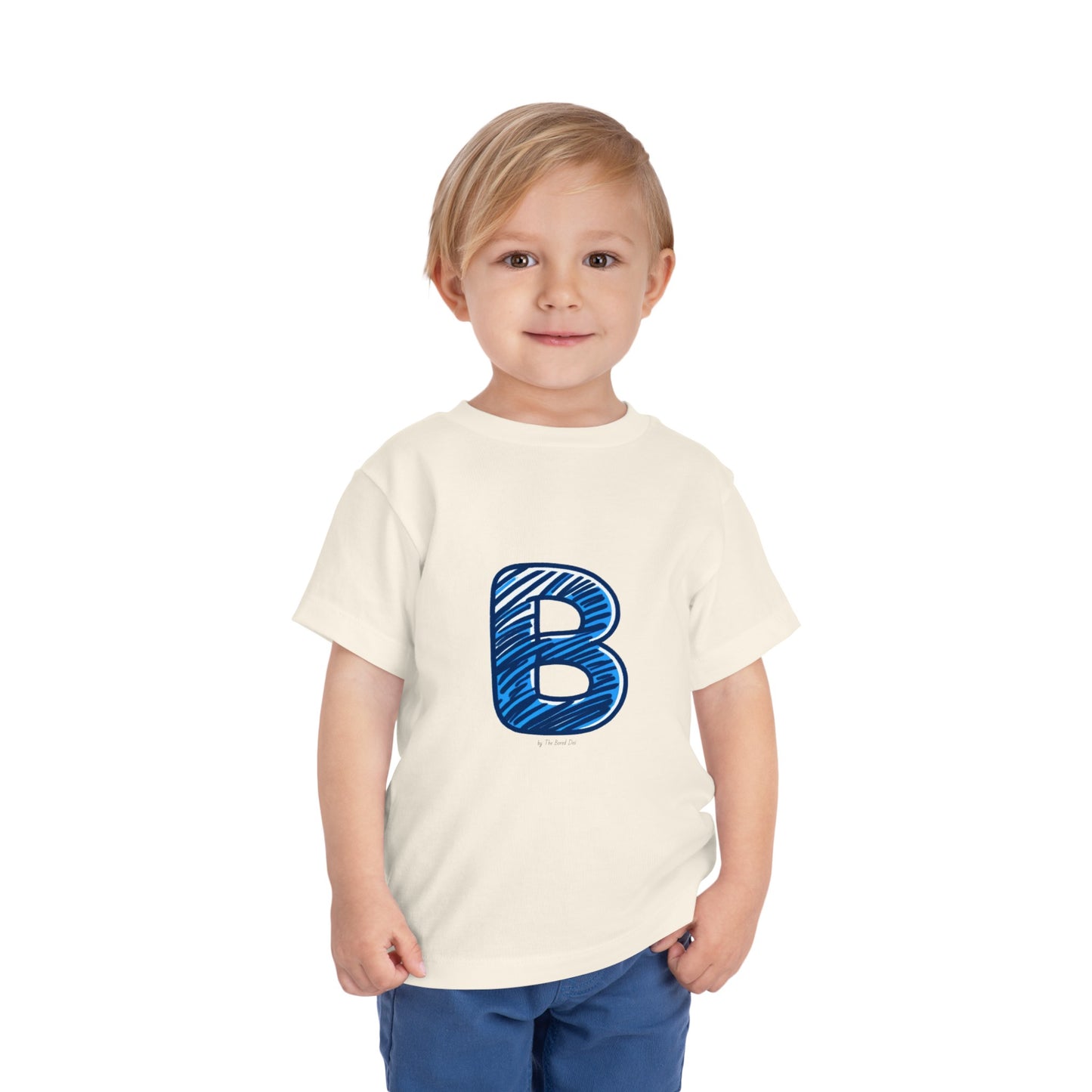 Scribbles (Letter B) T-Shirt - Toddler Short Sleeve Tee
