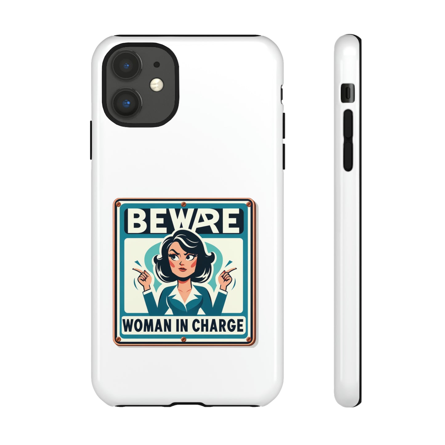 Woman In Charge (Retro 70s - White) - Tough Cases