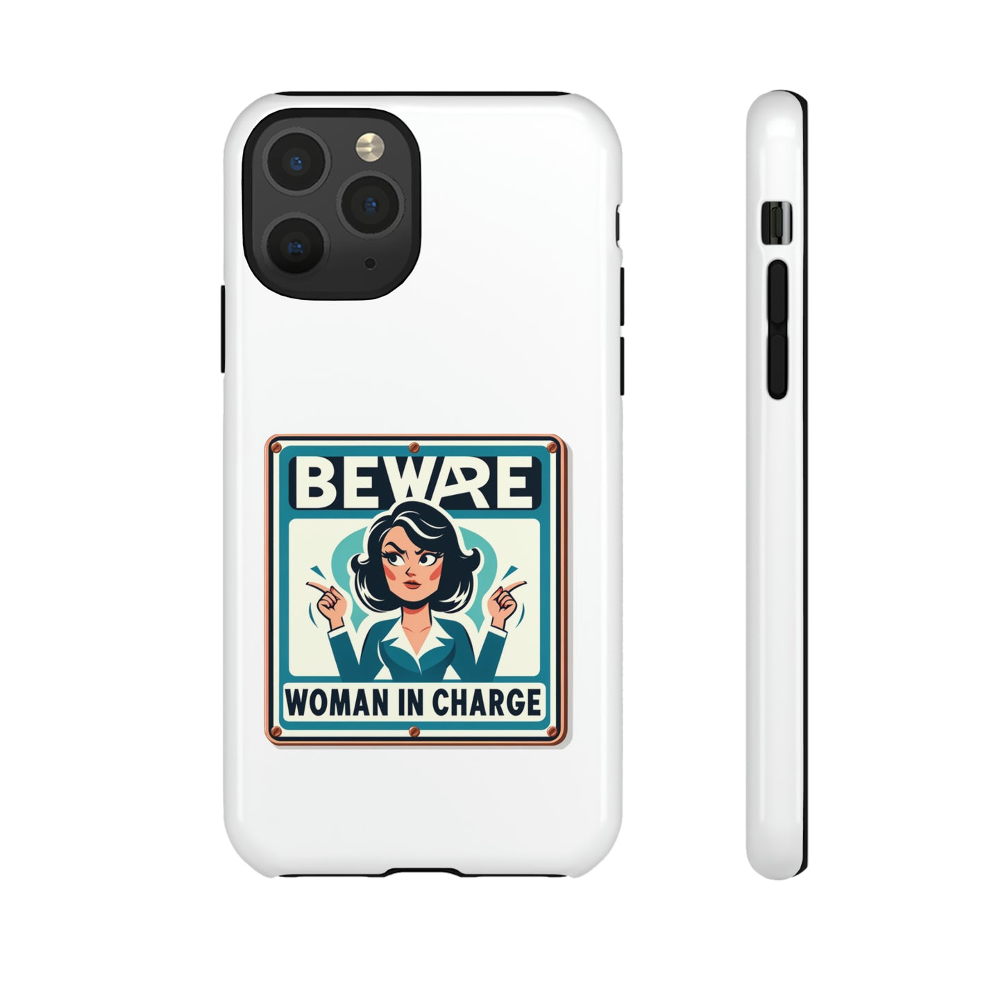 Woman In Charge (Retro 70s - White) - Tough Cases