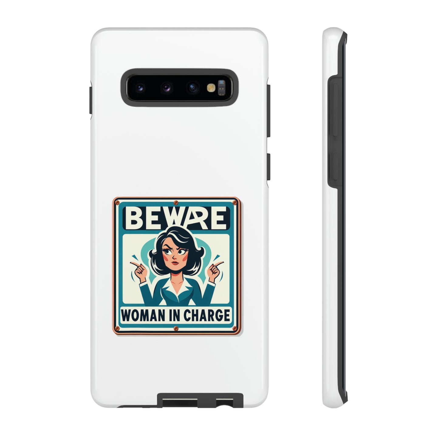 Woman In Charge (Retro 70s - White) - Tough Cases